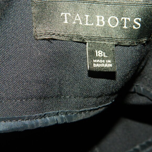 Talbots Heritage Career Pants Blue Size 18L (H-38) - Picture 4 of 5